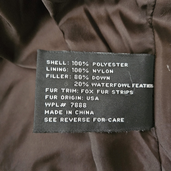 Anne Klein long brown coat 3X - Picture 4 of 5